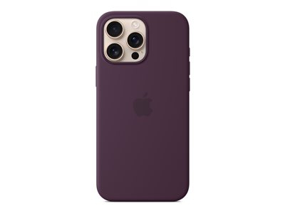 Apple - Couverture arrière pour téléphone portable - compatibilité avec MagSafe - silicone - lie-de-vin - pour iPhone 16 Pro Max