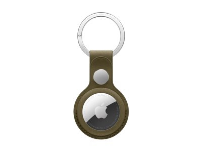 AIRTAG FINEWOVEN KEY RING DARK OLIVE-ZML