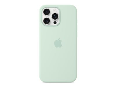 Apple - Couverture arrière pour téléphone portable - compatibilité avec MagSafe - silicone - aigue-marine - pour iPhone 16 Pro Max