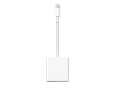 Apple - Adaptateur Lightning - Lightning mâle pour USB, Lightning femelle