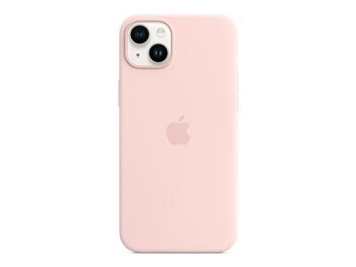 Apple - Coque de protection pour téléphone portable - compatibilité avec MagSafe - silicone - rose craie - pour iPhone 14 Plus