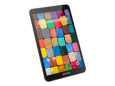 Archos T80 HD - Tablette - Android 14 - 64 Go - 8" IPS (1280 x 800) - Logement microSD - noir/gris foncé
