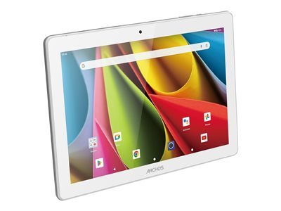 Archos T101 FHD2 - Tablette - Android 14 - 64 Go - 10.1" IPS (1920 x 1200) - Logement microSD - blanc/gris clair