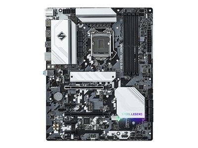 ASRock H570 Steel Legend - Carte-mère - ATX - Socket LGA1200 - H570 Chipset - USB-C Gen2, USB 3.2 Gen 1, USB 3.2 Gen 2, USB-C Gen 2x2 - 2.5 Gigabit LAN - carte graphique embarquée (unité centrale requise) - audio HD (8 canaux)
