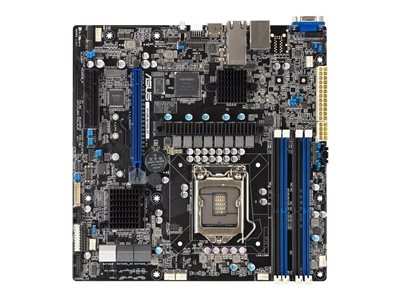 ASUS P12R-M/10G-2T - Carte-mère - micro ATX - Socket LGA1200 - C252 Chipset - USB 3.2 Gen 2, USB 3.2 Gen 1 - 2 x 10 Gigabit LAN - carte graphique embarquée