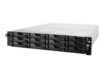 ASUSTOR AS-7012RD - Serveur NAS - 12 Baies - rack-montable - SATA 6Gb/s / eSATA - RAID 0, 1, 5, 6, 10, JBOD - RAM 4 Go - Gigabit Ethernet - iSCSI support