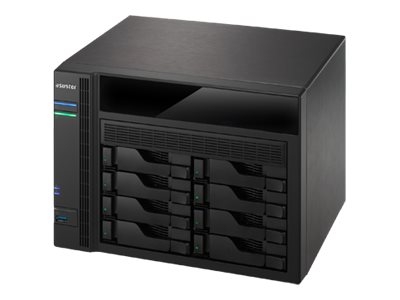ASUSTOR AS5008T - Serveur NAS - 8 Baies - SATA 6Gb/s - RAID 0, 1, 5, 6, 10, JBOD, disque de réserve 5, 6 disques de secours, disque de réserve 10, disque de réserve 1 - RAM 1 Go - Gigabit Ethernet - iSCSI support