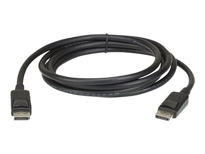 ATEN 2L-7D04DP - Câble DisplayPort - DisplayPort (M) pour DisplayPort (M) - DisplayPort 1.2 - 4.6 m - support 4K - noir - pour ATEN VP2730; VanCryst VB905