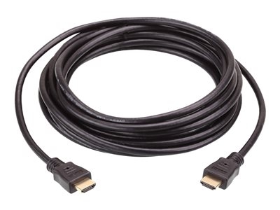 ATEN 2L-7DA6H - Câble HDMI avec Ethernet - HDMI mâle pour HDMI mâle - 60 cm - noir - support 4K - pour ATEN VM5404HA, VM5808HA; VanCryst VM0808HA, VM5404H, VS0801H