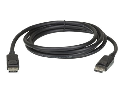 ATEN - Câble DisplayPort - DisplayPort (M) pour DisplayPort (M) - DisplayPort 1.4 - 3 m - support 8K60Hz (7680 x 4320) - noir - pour ATEN VP2730; VanCryst VB905