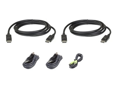 ATEN 2L-7D02UDPX5 - Kit de câbles clavier / vidéo / souris (KVM) - Conformité TAA - pour ATEN CS1148DP4C