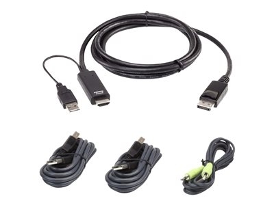 ATEN - Kit de câbles de données / audio / vidéo - pour ATEN CS1182DP4C, CS1184DP4C