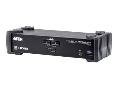 ATEN CS1822 KVMP Switch - Commutateur écran-clavier-souris/audio/USB - 2 x KVM / audio / USB - 1 utilisateur local - de bureau