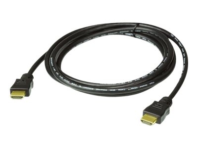 ATEN - Câble HDMI avec Ethernet - HDMI mâle pour HDMI mâle - 5 m - blindé - noir - pour ATEN VE1801, VM5404, VM5808; VanCryst VE1801, VM0808, VM5404, VM6404, VM6809, VS0801