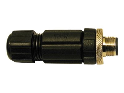 AXIS - Connecteur de réseau - M12 à 4 broches (M) (pack de 10) - pour AXIS P3925-R, P3935-LR