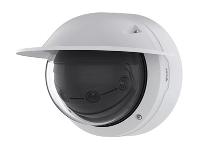 AXIS Q38 Series Q3839-PVE - Caméra de surveillance réseau - PTRZ - dôme - extérieur - à l'épreuve du vandalisme / résistant aux intempéries - couleur (Jour et nuit) - 8,3 MP - 7552 x 3776 - iris fixe - audio - GbE - H.264, MPEG-4 Part 10, AVC, H.265, MPEG-H Part 2, HEVC, MJPEG - DC 12 V / PoE Classe 4 - Conformité TAA