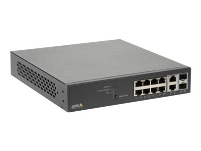 Axis T8508 PoE+ Network Switch - Commutateur - Géré - 8 x 10/100/1000 (PoE+) + 2 x SFP Gigabit combo (liaison montante) - de bureau, Montable sur rack - PoE+ (130 W) - pour AXIS A1610, C1410, D3110, M3067, P1385, P1455, W400; Camera Station S1216, S1232, S1296