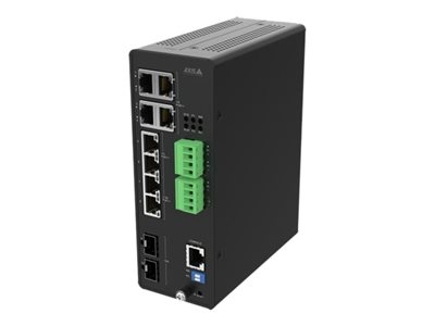 Axis D8208-R - Commutateur - industriel - Géré - 8 x 10 Gigabit Ethernet - de bureau - PoE++ (480 W) - pour Camera Station S1216 Recording Server, S1296