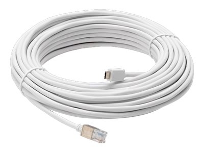 AXIS - Câble de caméra - Micro-USB de type B (M) pour RJ-12 (M) - 15 m - blanc (pack de 4) - pour AXIS F1004 Sensor Unit, F34 Surveillance System