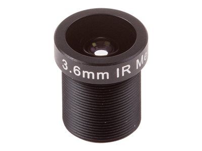 AXIS - Objectif CCTV - montage M12 - 3.6 mm - f/1.8 (pack de 10) - pour AXIS P3925-LRE, P3925-LRE M12, P3925-R, P3935-LR