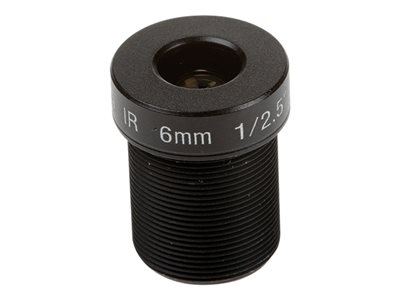 AXIS - Objectif CCTV - Focale fixe - iris fixe - 1/2.8" - montage M12 - 6 mm - f/1.6 (pack de 10) - pour AXIS P3904-R M12, P3905-R, P3905-R M12, P3915-R M12