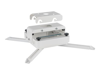 B-TECH System 2 BT893 - Kit de montage (support pour projecteur) - pour projecteur - heavy-duty, with micro-adjustment - blanc - montable au plafond, fixation sur poteau