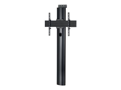 B-TECH Mode-AL BT8700 - Stand - voor plat scherm - premium - vergrendelbaar - zwart - schermgrootte: 39"-75" - bevestigingsinterface: up to 672 x 400 mm - van vloer tot muur te monteren