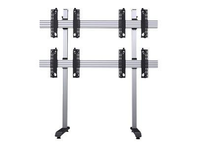 B-TECH System X BT8380-WTB - Composant de montage (kit de plaque d'assemblage) - noir - colonne