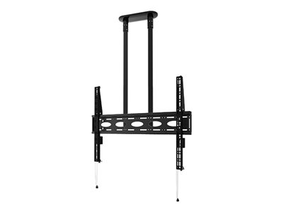 B-TECH BT8448 - Kit de montage (système de montage au plafond) - pour écran plat - extra large - acier robuste - noir - Taille d'écran : 65"-120" - Interface de montage : jusqu'à 1000 x 600 mm