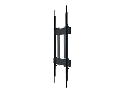 B-TECH System X BT9923 - Composant de montage (support mural) - pour Écran LCD - XXL - noir - Taille d'écran : 105"-120" - Interface de montage : 1500 x 600 mm