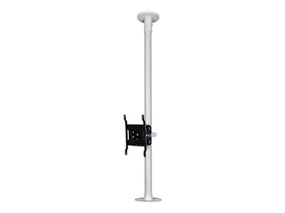 B-TECH System V BT5964 - Kit de montage (système de montage au plafond) - pour TV LCD / caméra - avec réglage d'inclinaison - blanc - Taille d'écran : jusqu'à 47 pouces - Interface de montage : jusqu'à 200 x 200 mm