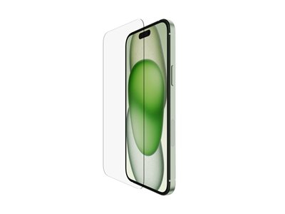 Belkin - Protection d'écran pour téléphone portable - verre trempé, traité - verre - pour Apple iPhone 15 Plus