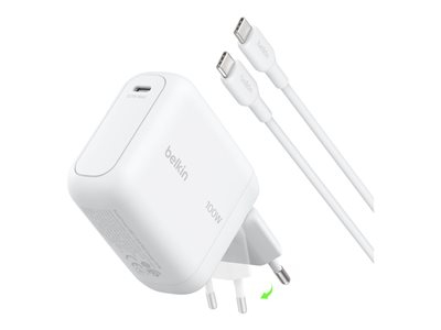 100W 1C GAN WALL CHARGER 5A C-C 1.5m wh