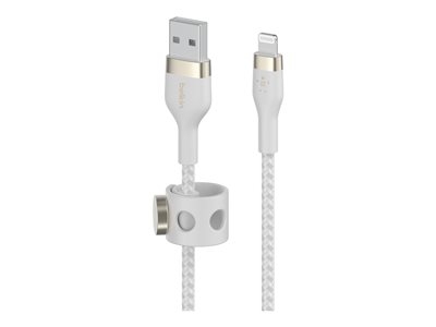 Belkin BOOST CHARGE - Câble Lightning - USB mâle pour Lightning mâle - 3 m - blanc
