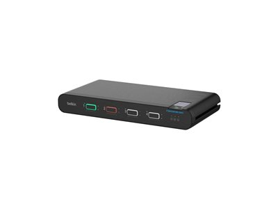 4 Port 1 Head IsoClave Red/Black DisplayPort SKVM W/O CAC PP4.0