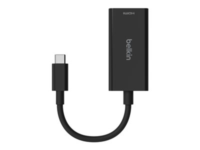 Belkin Connect - Adaptateur vidéo - USB-C mâle pour HDMI femelle - noir - support pour 4K144Hz, support pour 8K60Hz