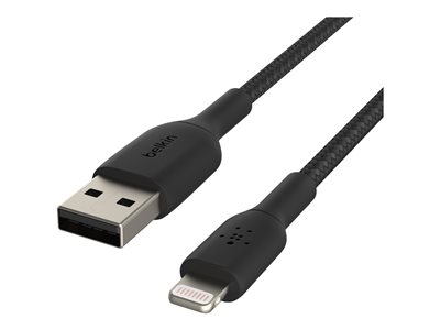 Belkin BOOST CHARGE - Câble Lightning - Lightning mâle pour USB mâle - 1 m - noir