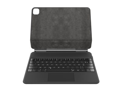 Belkin Pro - Clavier et étui (étui de protection) - avec socle magnétique - avec pavé tactile - rétroéclairé - sans fil - Bluetooth - AZERTY - Français