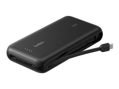 Belkin Gaming - Banque d'alimentation - 20000 mAh - 30 Watt - Fast Charge, PD - 3 connecteurs de sortie (USB, 2 x USB-C)