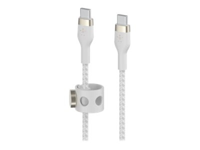 Belkin BOOST CHARGE - Câble USB - 24 pin USB-C (M) pour 24 pin USB-C (M) - 1 m - blanc
