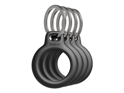Belkin - Étui pour airtag - noir (pack de 4) - pour Apple AirTag