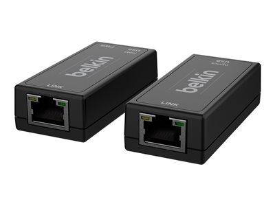 Belkin - Rallonge KVM - USB - plus de CAT 6 - 4 ports - jusqu'à 100 m - Conformité TAA
