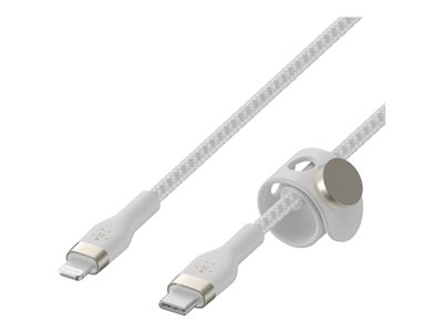 Belkin BOOST CHARGE - Câble Lightning - USB-C mâle pour Lightning mâle - 3 m - blanc