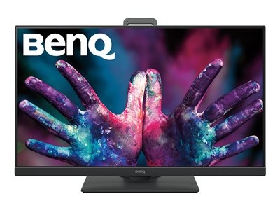 BenQ DesignVue PD2705Q - PD Series - écran LED - 27" - 2560 x 1440 WQHD - IPS - 300 cd/m² - 1000:1 - HDR10 - 5 ms - HDMI, DisplayPort, USB-C - haut-parleurs - gris foncé