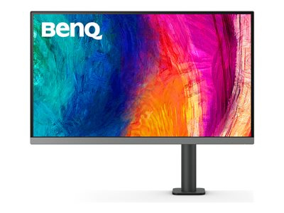BenQ DesignVue PD2706UA - PD Series - écran LED - 27" - 3840 x 2160 4K @ 60 Hz - IPS - 400 cd/m² - 1200:1 - DisplayHDR 400 - 5 ms - HDMI, DisplayPort, 2xUSB-C - haut-parleurs - gris foncé