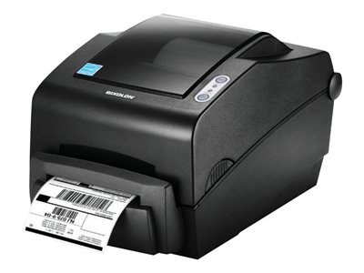 BIXOLON SLP-TX400 - Imprimante d'étiquettes - thermique direct/transfert thermique - rouleau (11,6 cm) - 203 dpi - jusqu'à 178 mm/sec - parallèle, USB, LAN, série - gris foncé