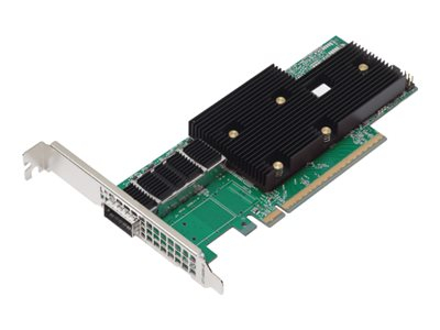Broadcom P1400GD - Adaptateur réseau - PCIe 5.0 x16 profil bas - 400 Gigabit QSFP112 x 1