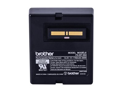 Brother PA-BT-004 - Batterie d'imprimante - rechargeable - Lithium Ion - 1750 mAh - 26 Wh