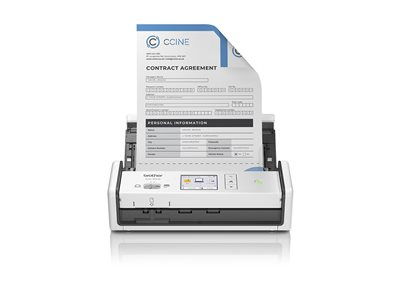Brother ADS-1800W - Scanner de documents - CIS Double - Recto-verso - A4 - 600 dpi x 600 dpi - jusqu'à 30 ppm (mono) / jusqu'à 30 ppm (couleur) - Chargeur automatique de documents (20 feuilles) - Wi-Fi(n), USB 2.0 (Host), USB-C 3.2 Gen 1