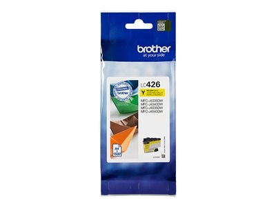 Brother LC426Y - À rendement élevé - jaune - original - cartouche d'encre - pour Brother MFC-J4335, MFC-J4340, MFC-J4540
